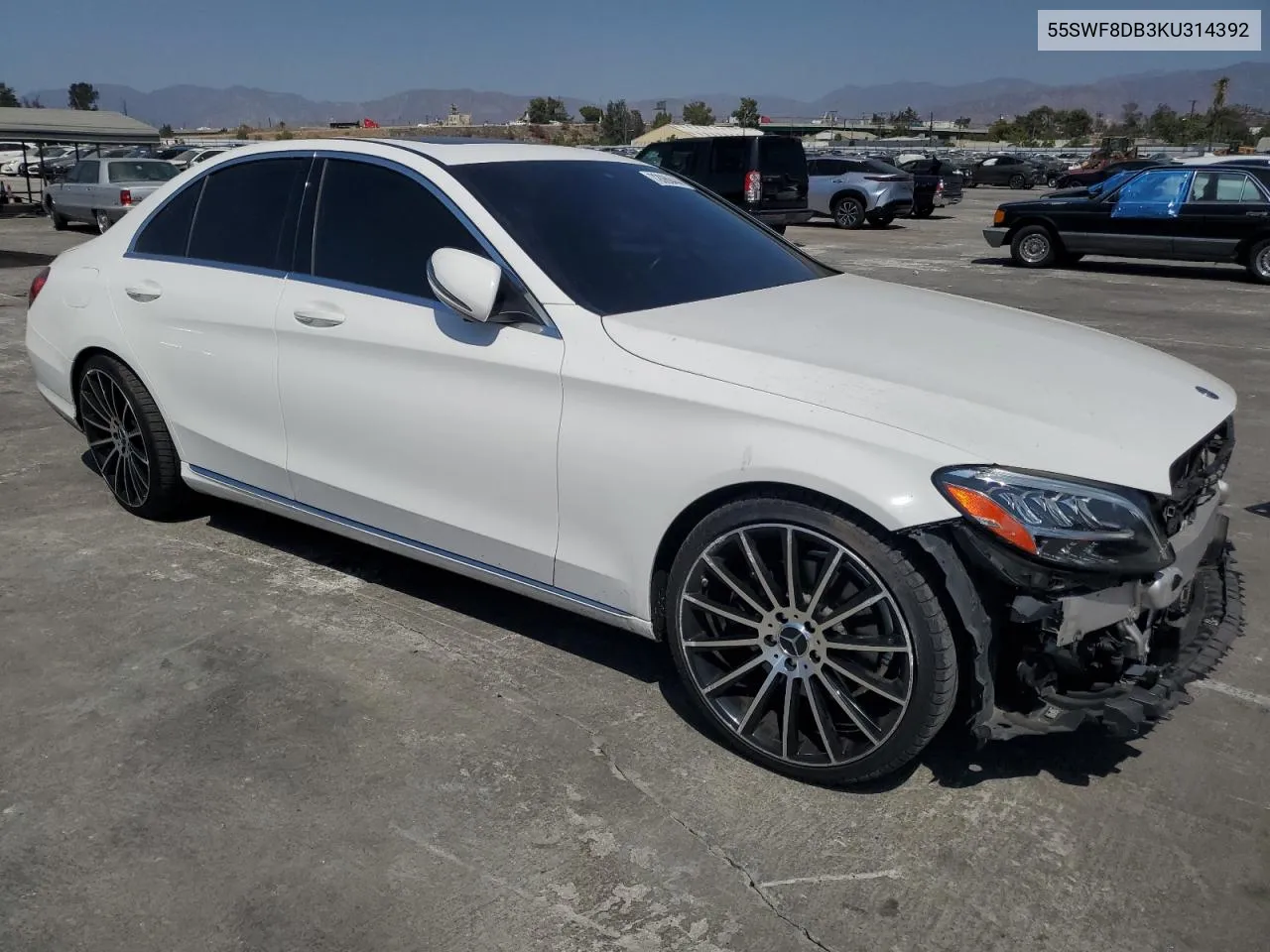 2019 Mercedes-Benz C 300 VIN: 55SWF8DB3KU314392 Lot: 72060444