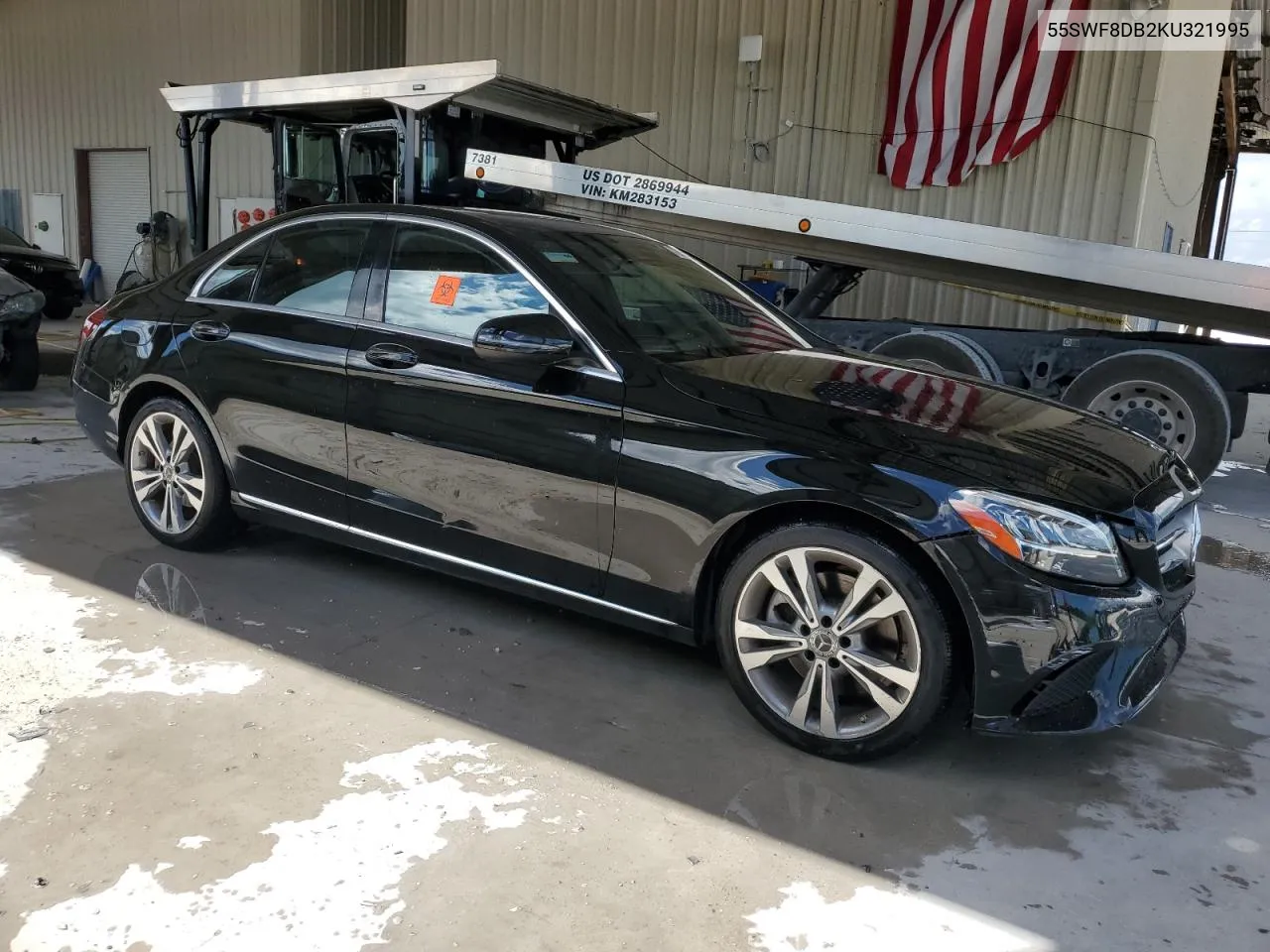 2019 Mercedes-Benz C 300 VIN: 55SWF8DB2KU321995 Lot: 72975224