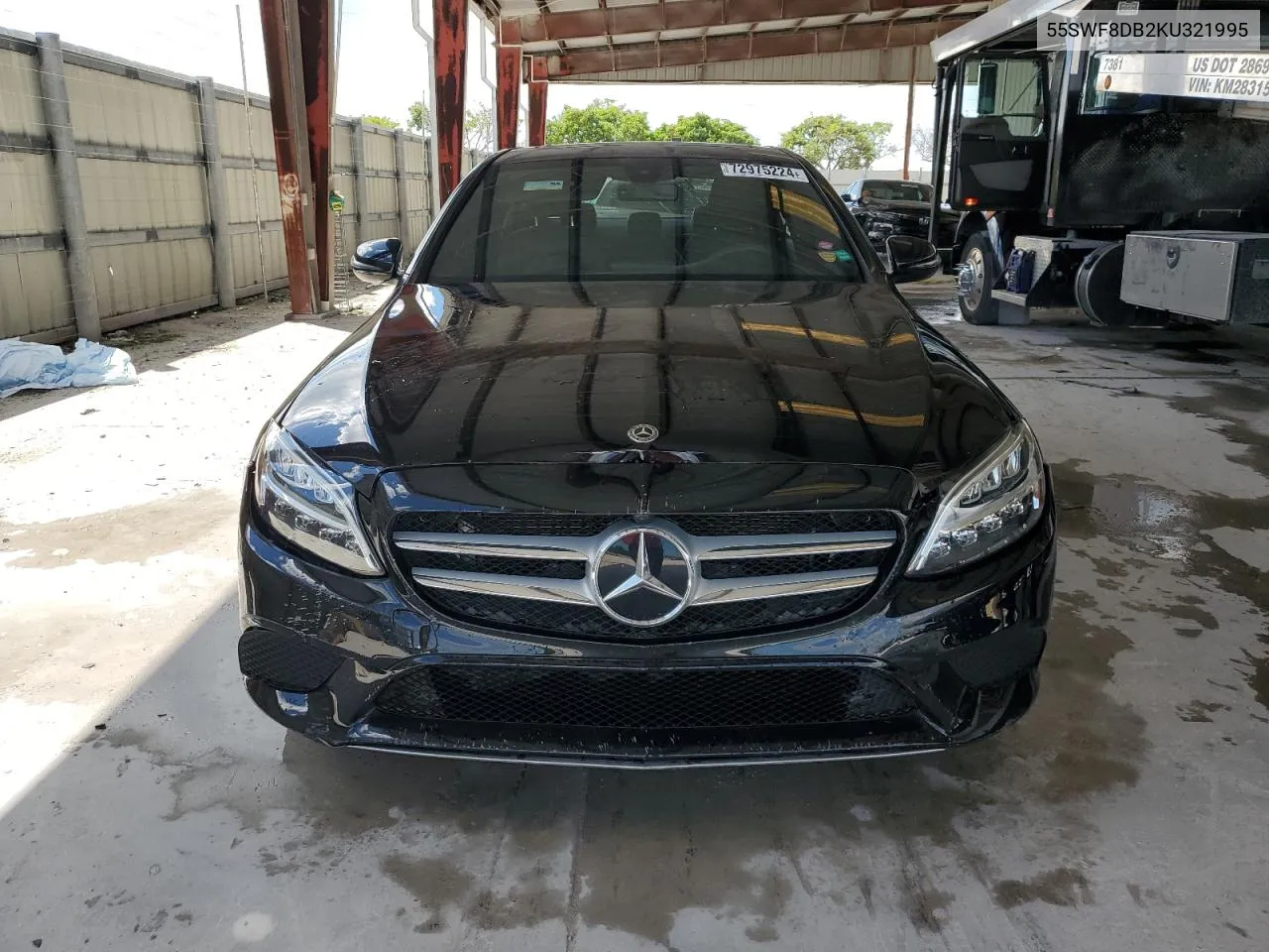 2019 Mercedes-Benz C 300 VIN: 55SWF8DB2KU321995 Lot: 72975224