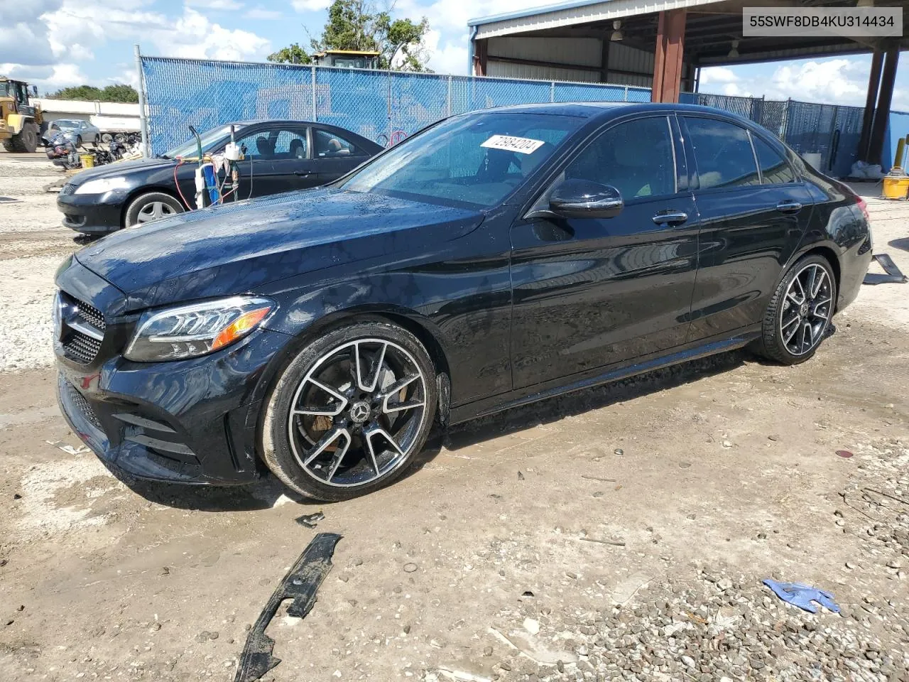 2019 Mercedes-Benz C 300 VIN: 55SWF8DB4KU314434 Lot: 72984204