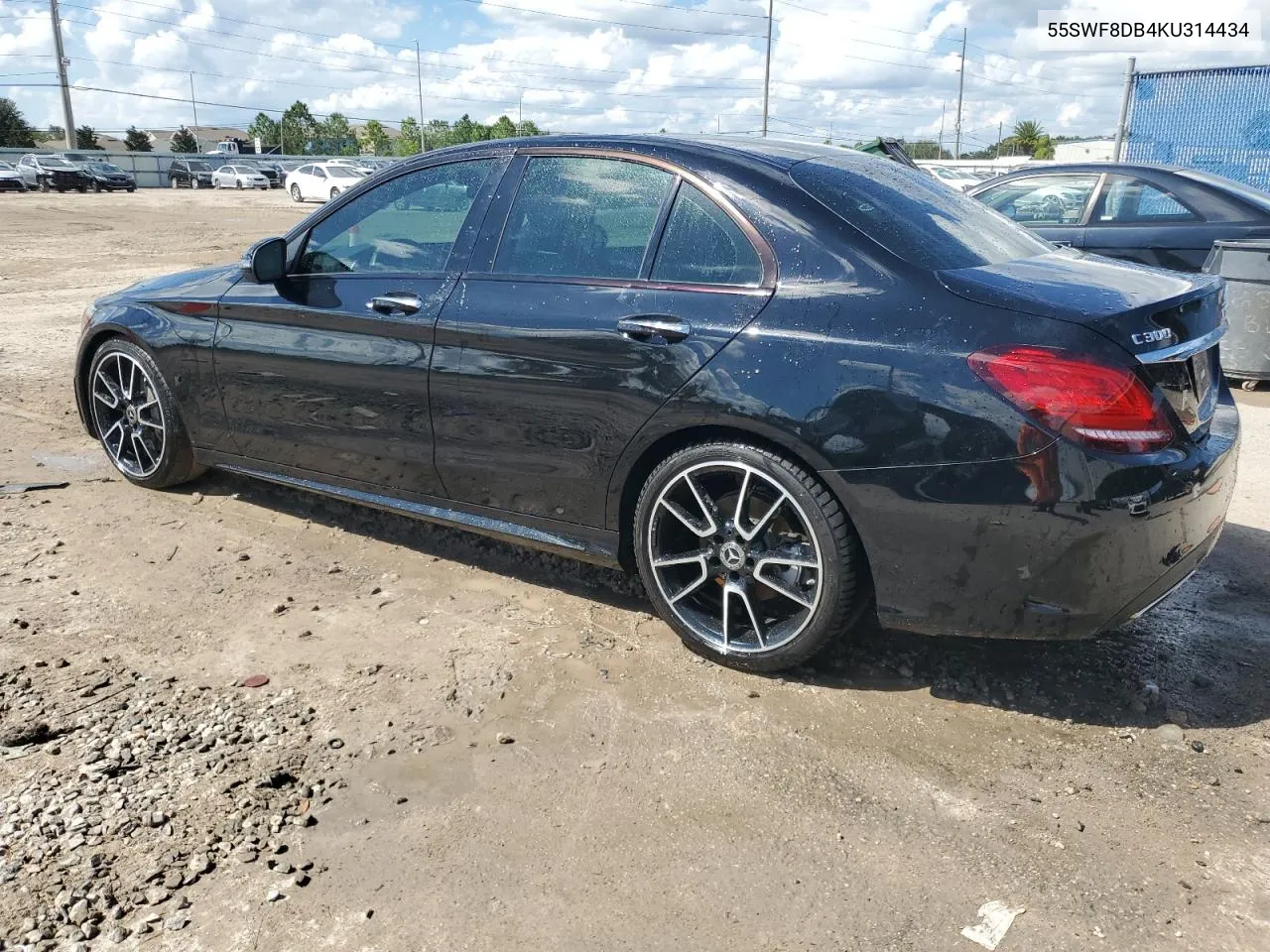 2019 Mercedes-Benz C 300 VIN: 55SWF8DB4KU314434 Lot: 72984204