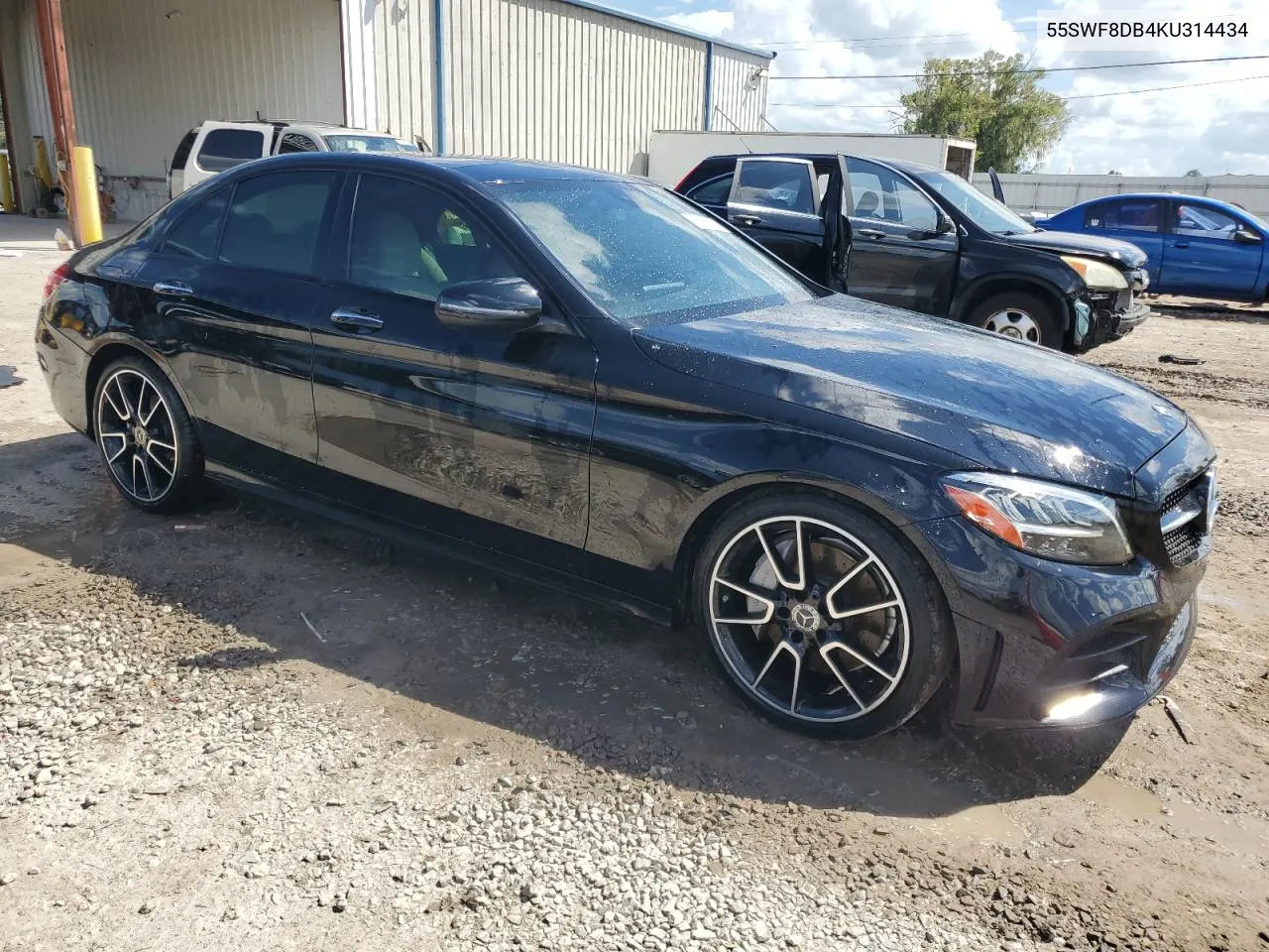 2019 Mercedes-Benz C 300 VIN: 55SWF8DB4KU314434 Lot: 72984204