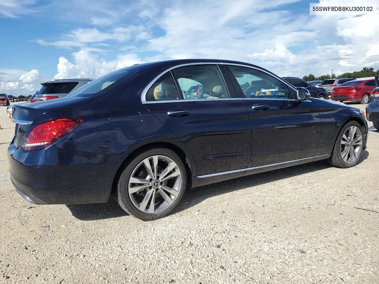 2019 Mercedes-Benz C 300 VIN: 55SWF8DB8KU300102 Lot: 73233284