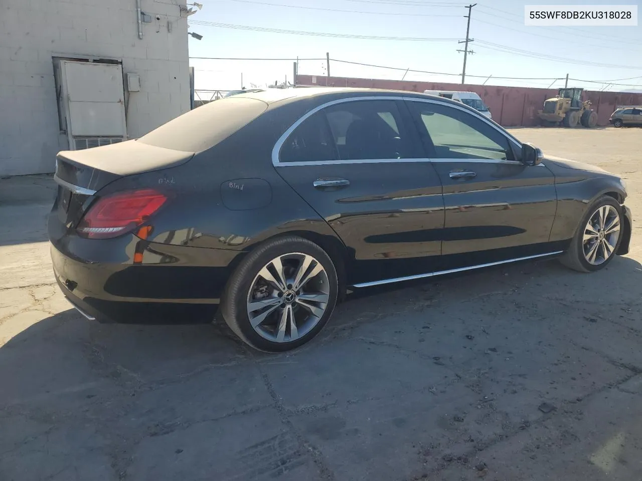 2019 Mercedes-Benz C 300 VIN: 55SWF8DB2KU318028 Lot: 73247954