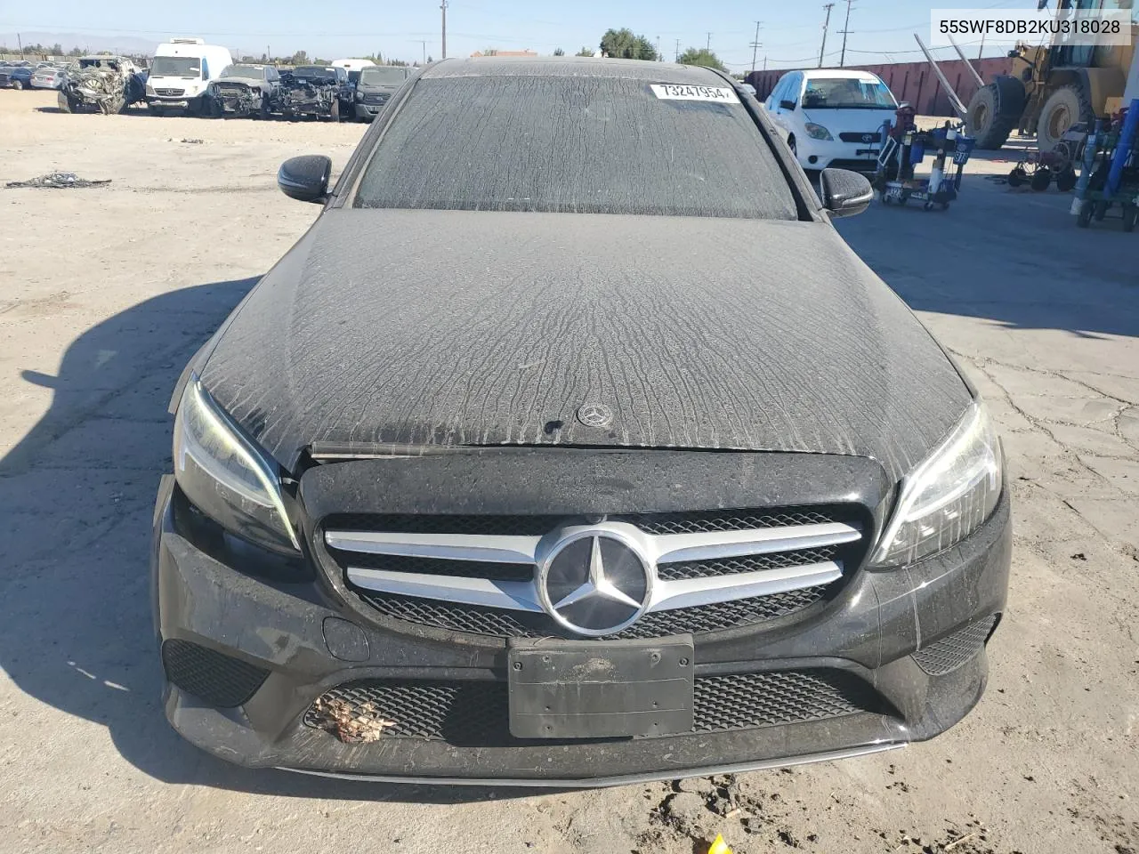 2019 Mercedes-Benz C 300 VIN: 55SWF8DB2KU318028 Lot: 73247954