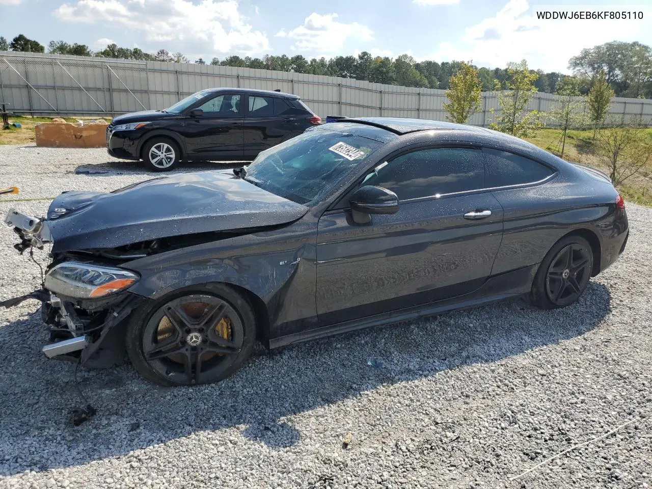 2019 Mercedes-Benz C 43 Amg VIN: WDDWJ6EB6KF805110 Lot: 73582344