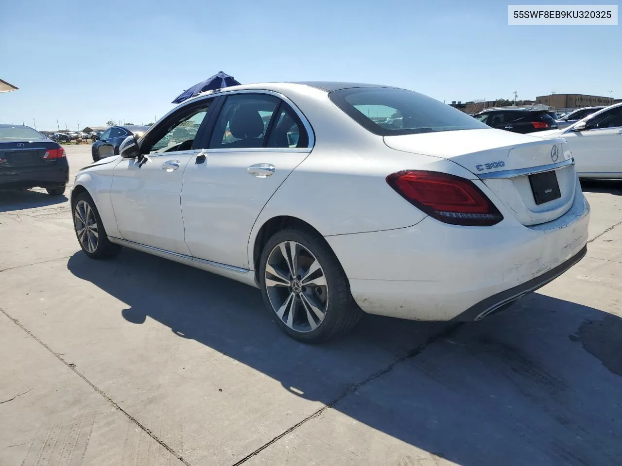 2019 Mercedes-Benz C 300 4Matic VIN: 55SWF8EB9KU320325 Lot: 73610794