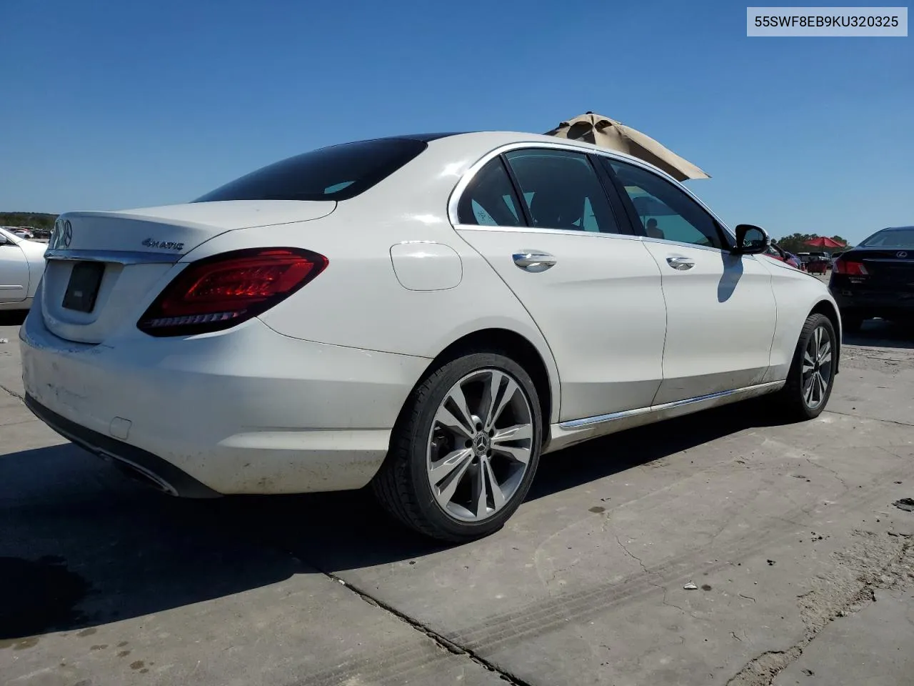 2019 Mercedes-Benz C 300 4Matic VIN: 55SWF8EB9KU320325 Lot: 73610794