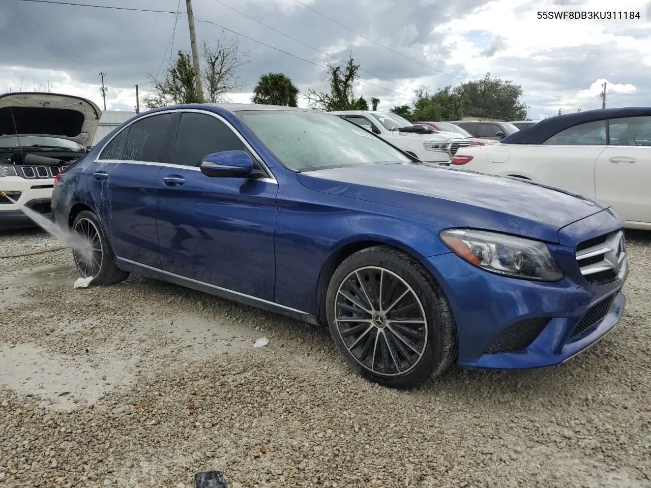 2019 Mercedes-Benz C 300 VIN: 55SWF8DB3KU311184 Lot: 73732554