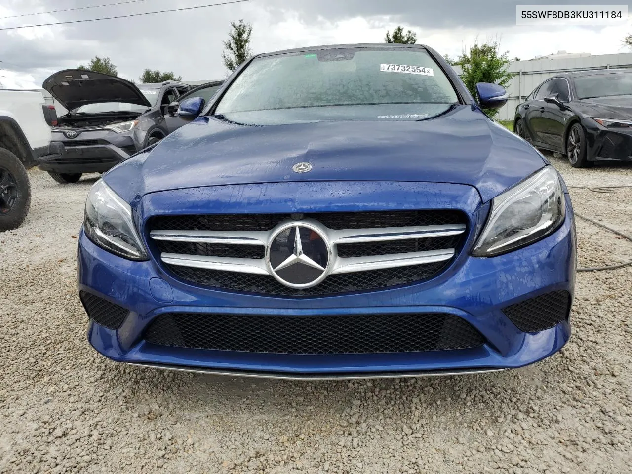 2019 Mercedes-Benz C 300 VIN: 55SWF8DB3KU311184 Lot: 73732554