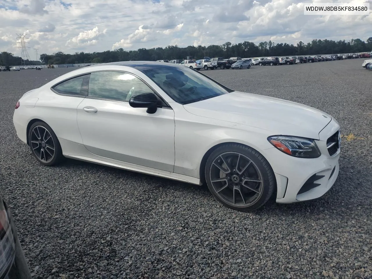 2019 Mercedes-Benz C 300 VIN: WDDWJ8DB5KF834580 Lot: 73739754