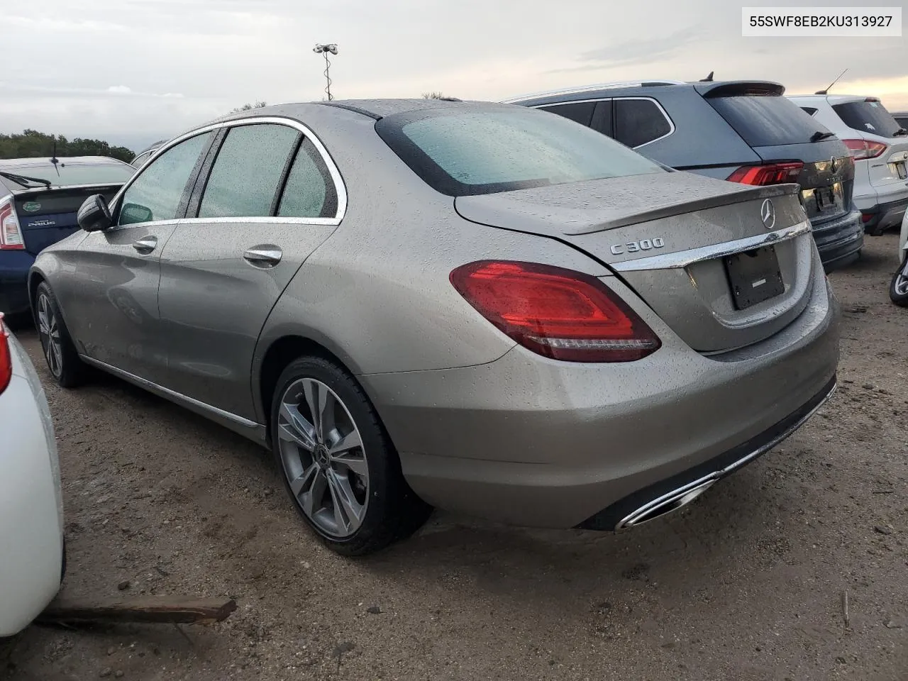 2019 Mercedes-Benz C 300 4Matic VIN: 55SWF8EB2KU313927 Lot: 73769534