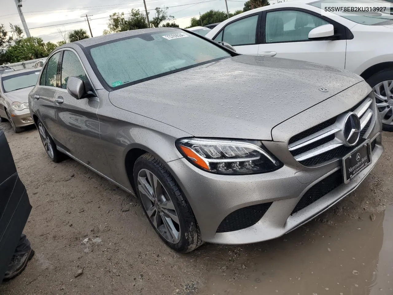 2019 Mercedes-Benz C 300 4Matic VIN: 55SWF8EB2KU313927 Lot: 73769534