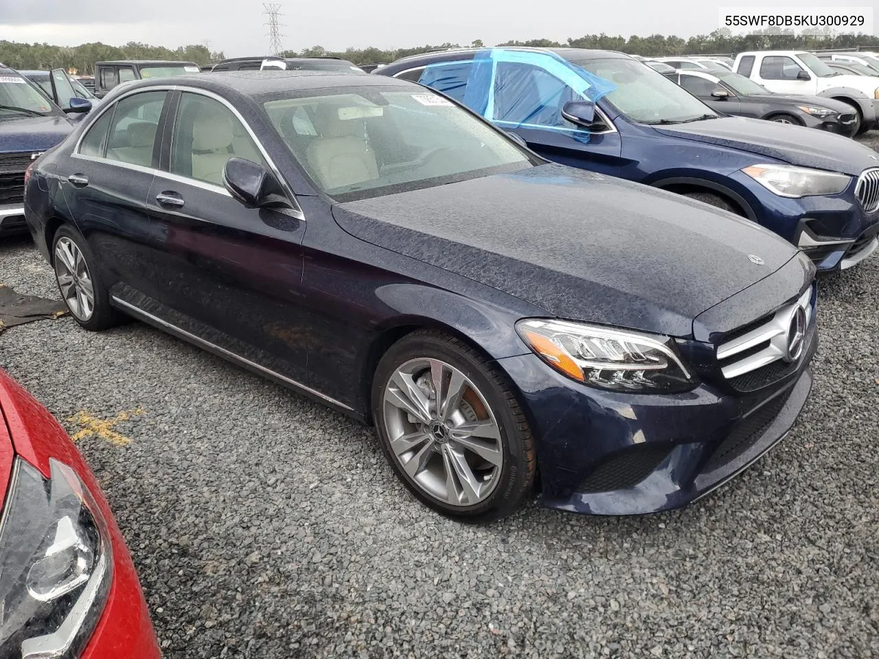 55SWF8DB5KU300929 2019 Mercedes-Benz C 300