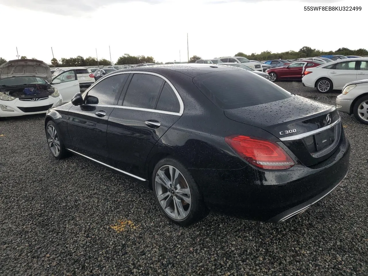 2019 Mercedes-Benz C 300 4Matic VIN: 55SWF8EB8KU322499 Lot: 74103164