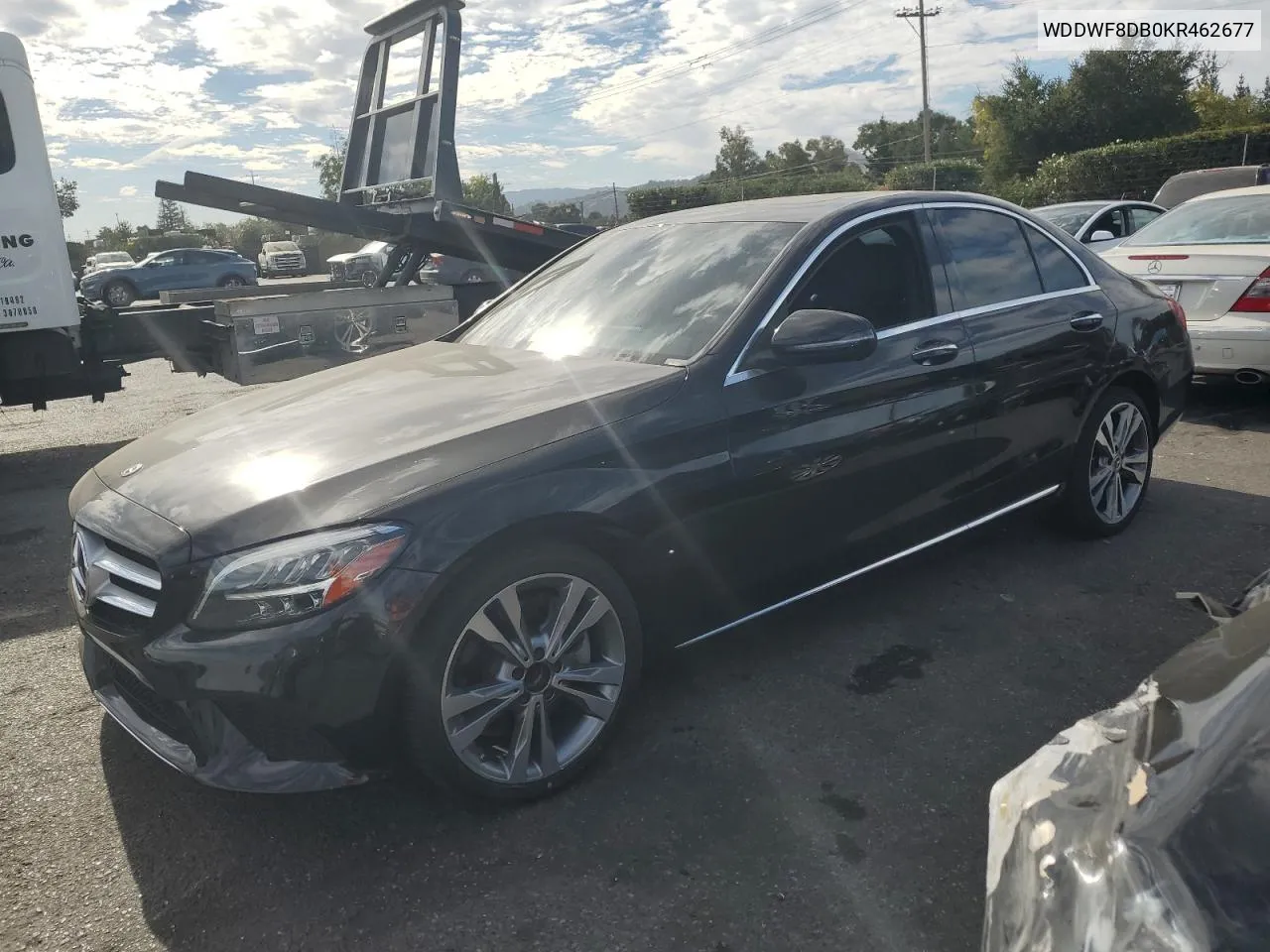 2019 Mercedes-Benz C 300 VIN: WDDWF8DB0KR462677 Lot: 74145524