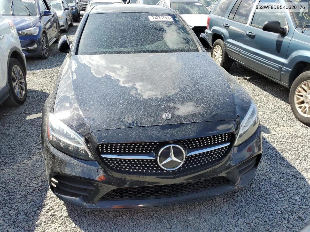 2019 Mercedes-Benz C 300 VIN: 55SWF8DB5KU320176 Lot: 74251544