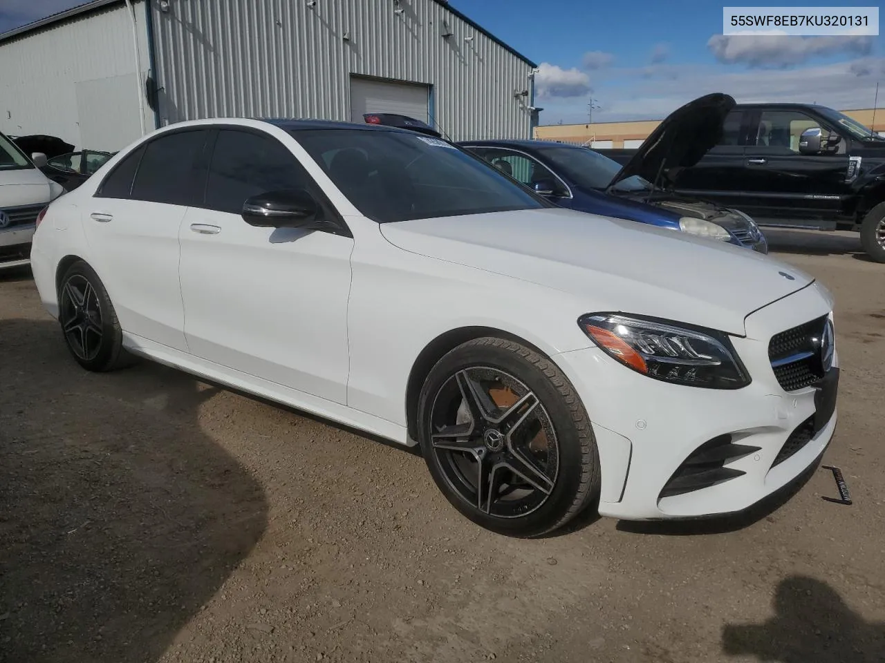 2019 Mercedes-Benz C 300 4Matic VIN: 55SWF8EB7KU320131 Lot: 74258914