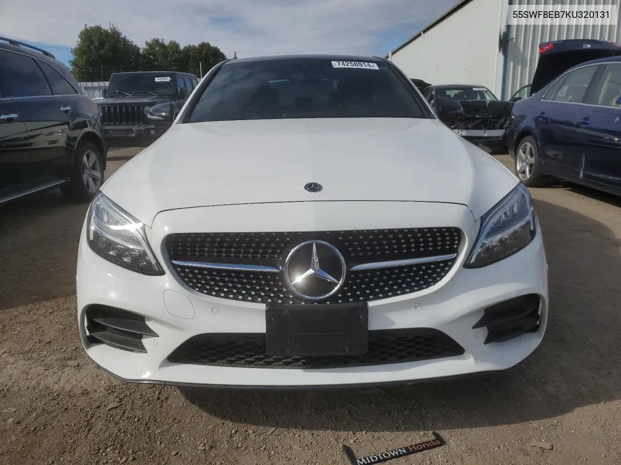 2019 Mercedes-Benz C 300 4Matic VIN: 55SWF8EB7KU320131 Lot: 74258914