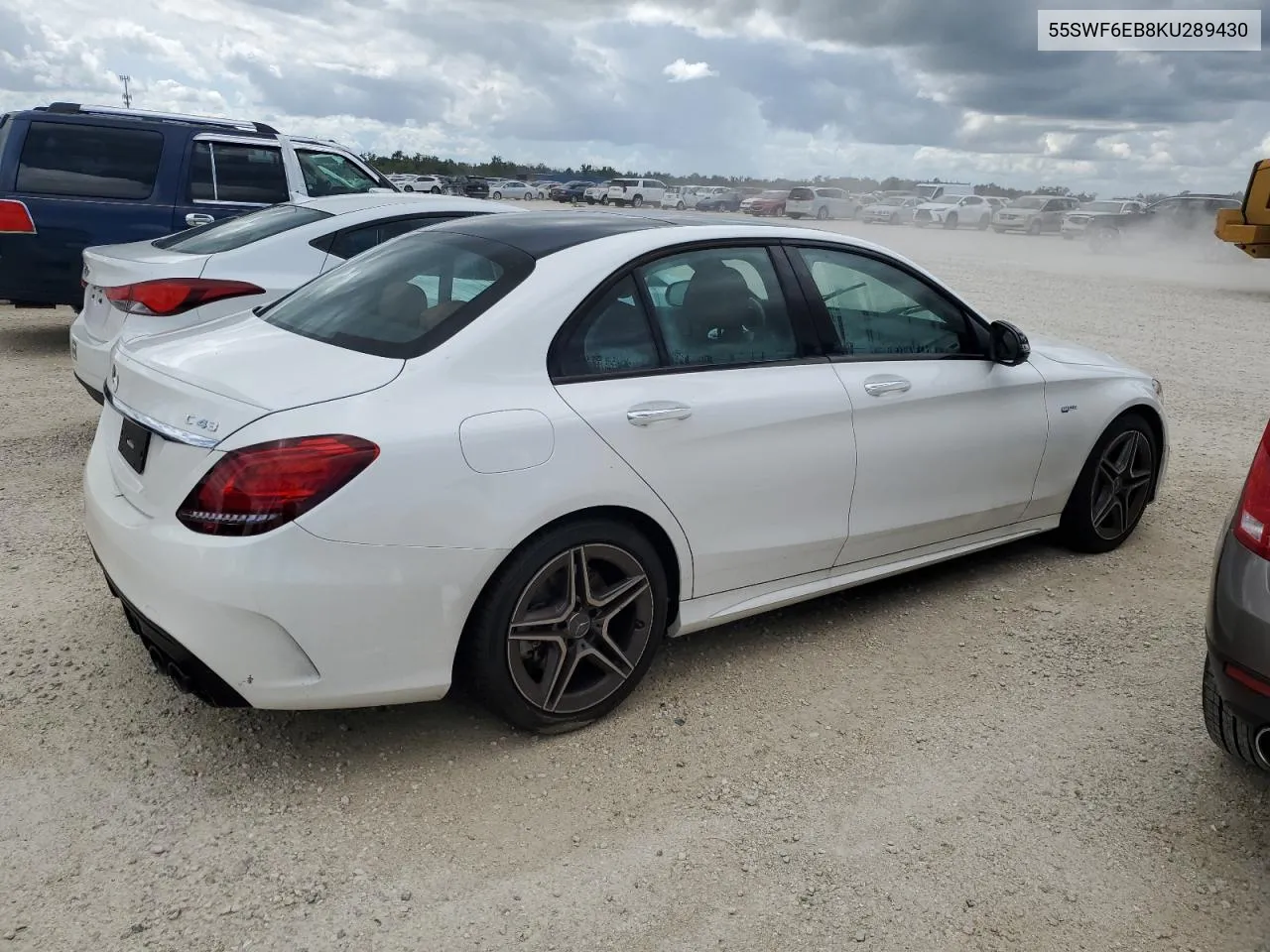 2019 Mercedes-Benz C 43 Amg VIN: 55SWF6EB8KU289430 Lot: 74265194