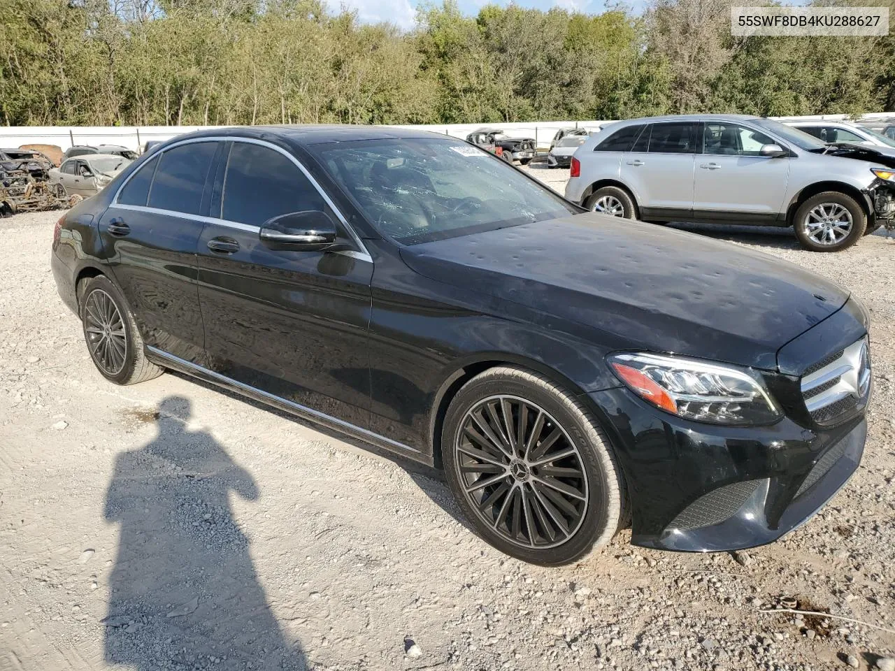 2019 Mercedes-Benz C 300 VIN: 55SWF8DB4KU288627 Lot: 74395464