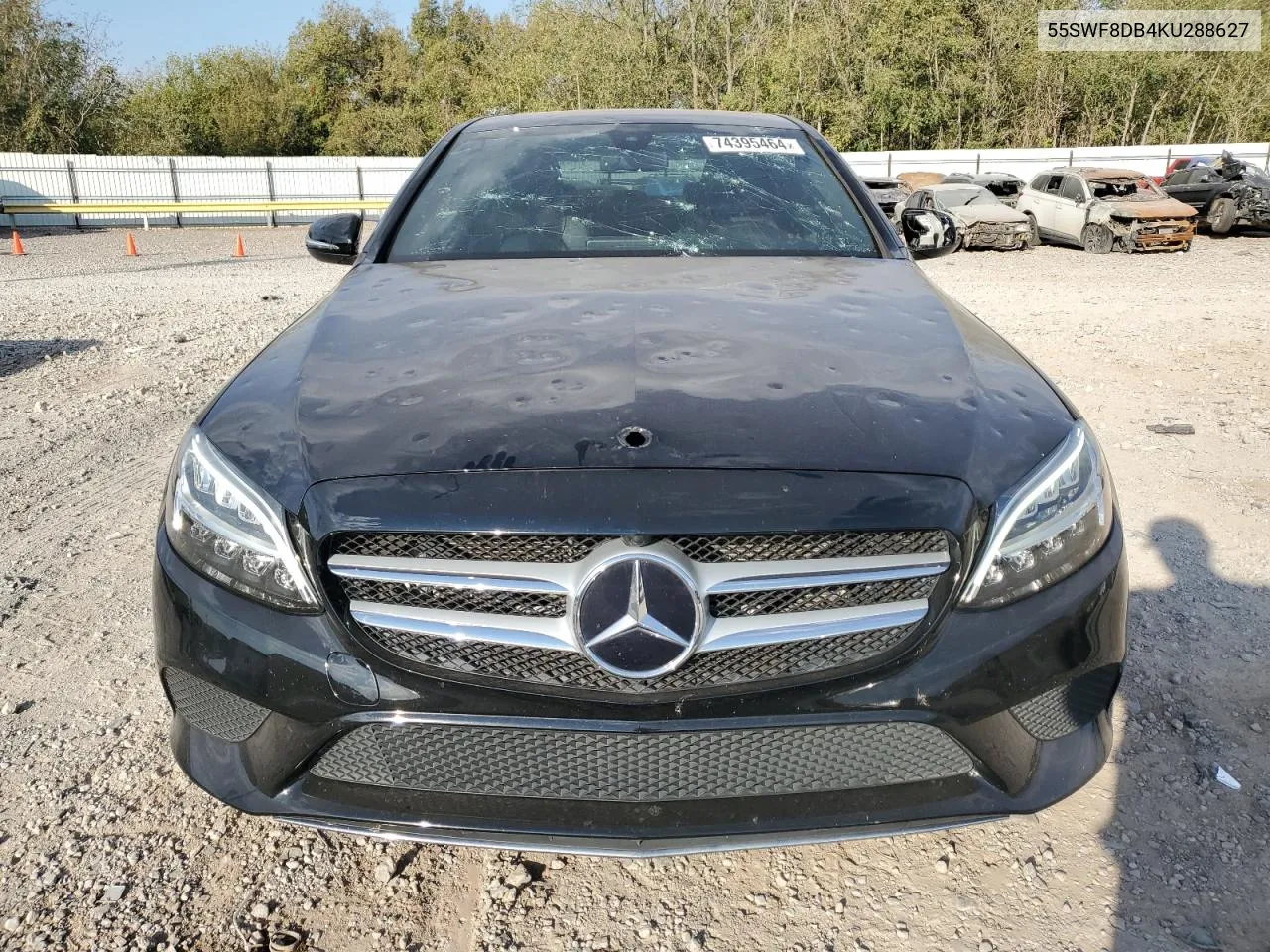 2019 Mercedes-Benz C 300 VIN: 55SWF8DB4KU288627 Lot: 74395464