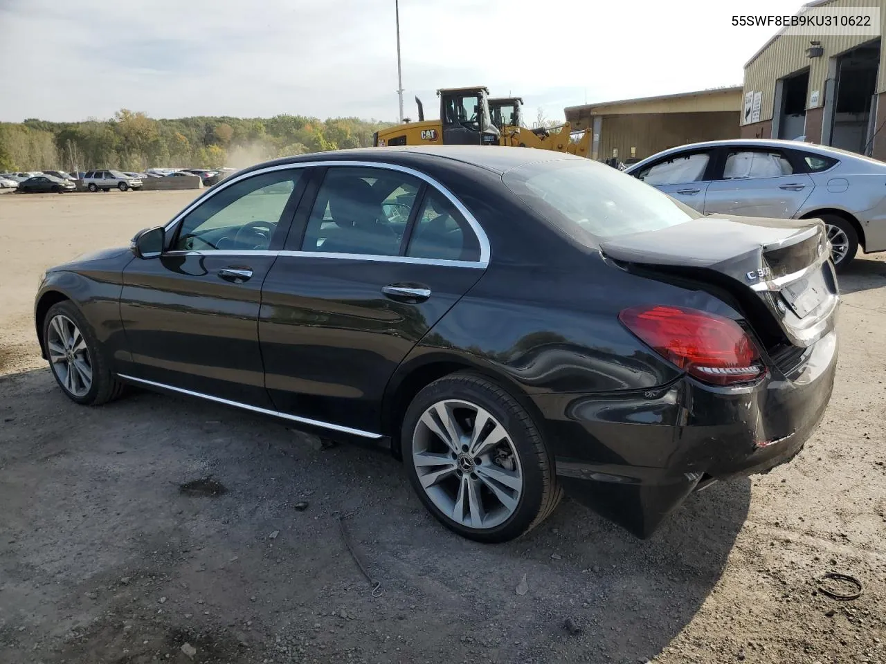 2019 Mercedes-Benz C 300 4Matic VIN: 55SWF8EB9KU310622 Lot: 74556774