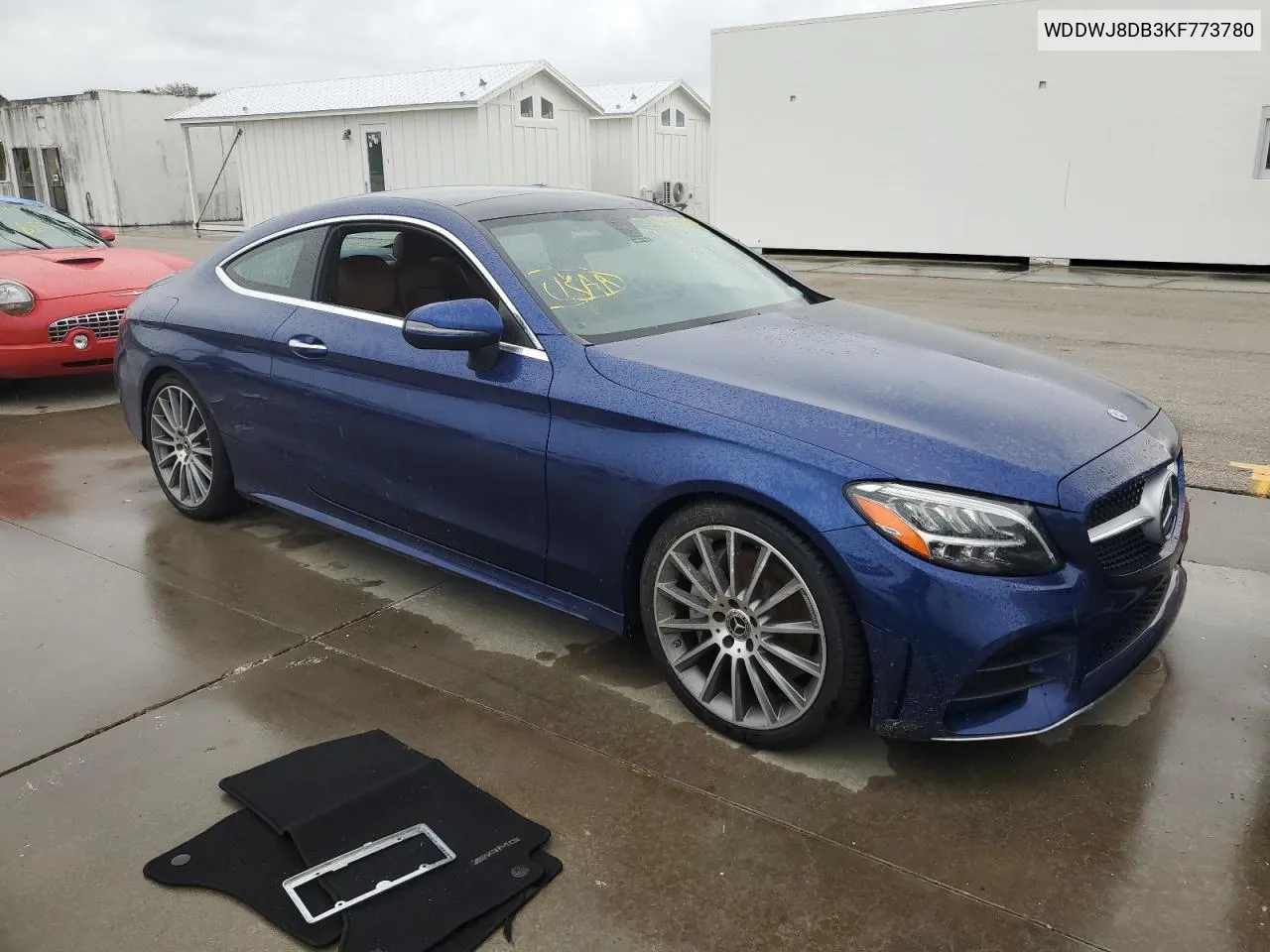 2019 Mercedes-Benz C 300 VIN: WDDWJ8DB3KF773780 Lot: 74564954