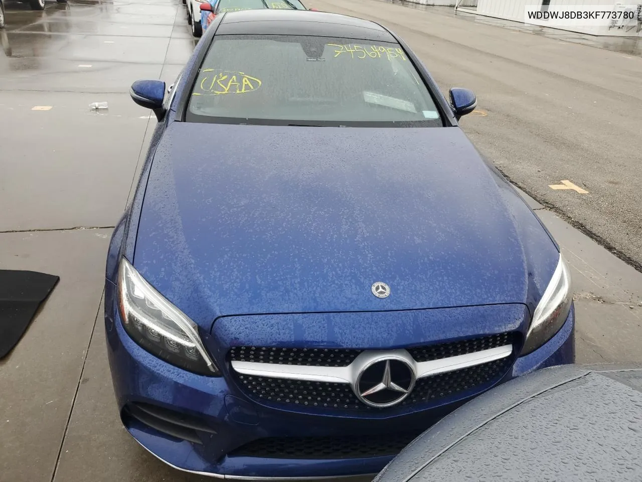 2019 Mercedes-Benz C 300 VIN: WDDWJ8DB3KF773780 Lot: 74564954