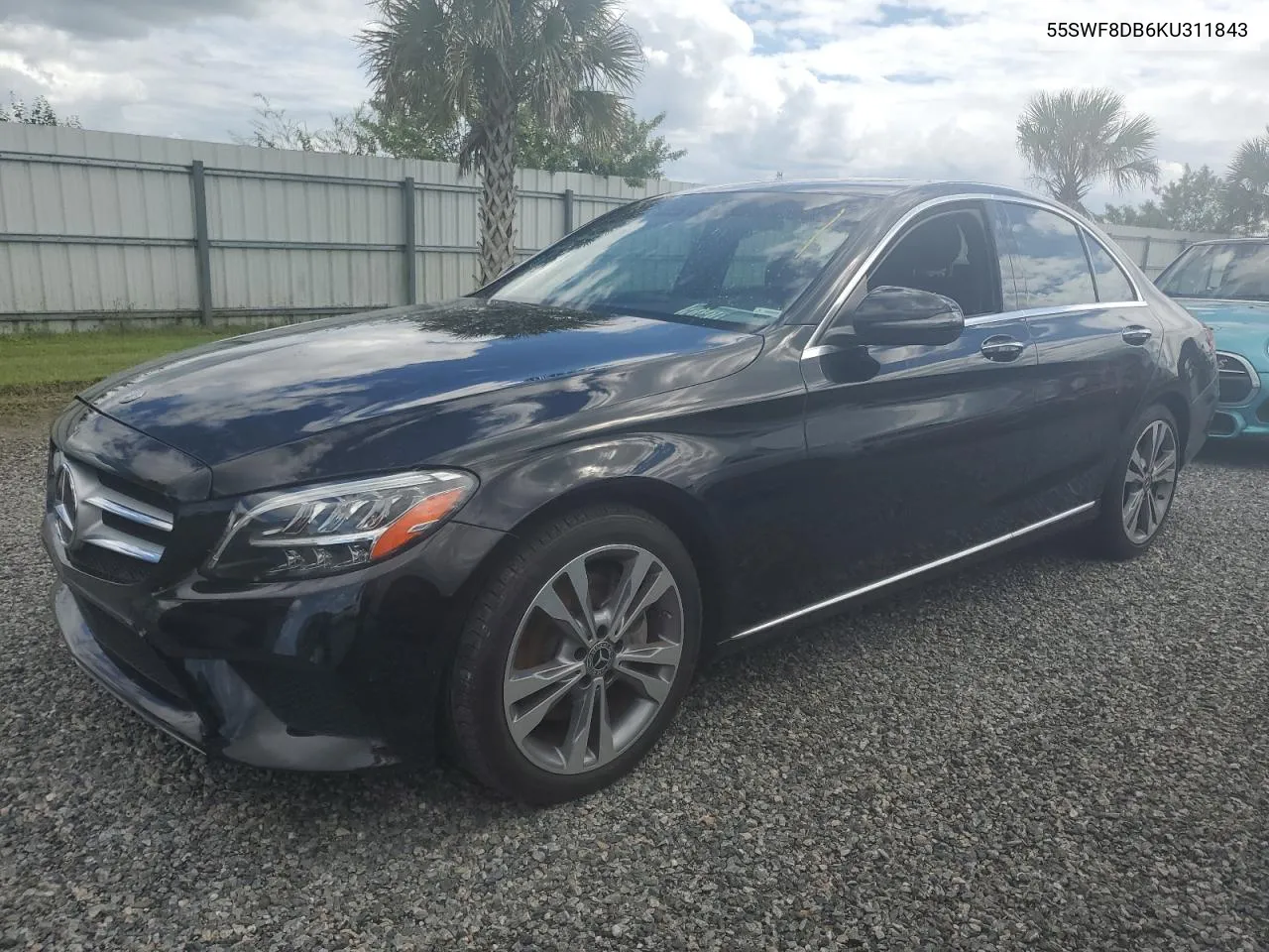 2019 Mercedes-Benz C 300 VIN: 55SWF8DB6KU311843 Lot: 74580044