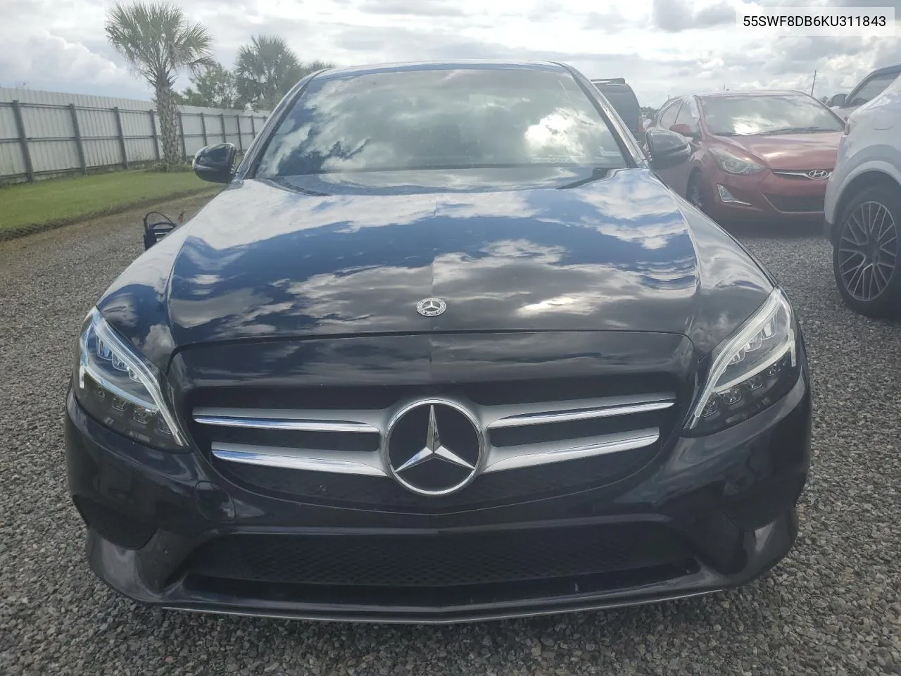 2019 Mercedes-Benz C 300 VIN: 55SWF8DB6KU311843 Lot: 74580044