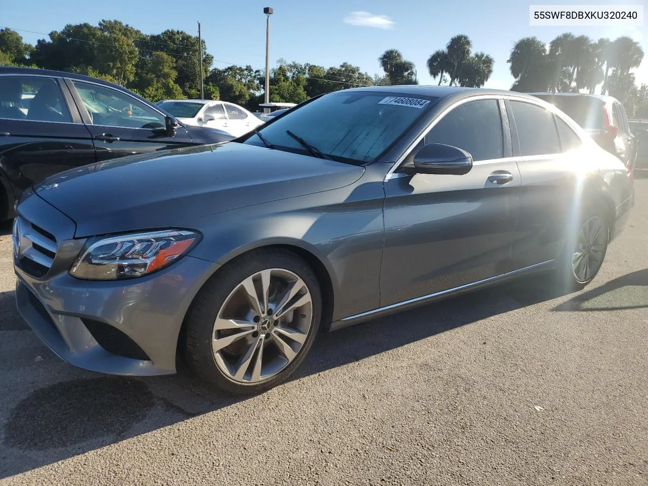 2019 Mercedes-Benz C 300 VIN: 55SWF8DBXKU320240 Lot: 74608084