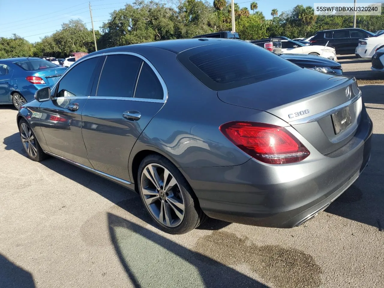 2019 Mercedes-Benz C 300 VIN: 55SWF8DBXKU320240 Lot: 74608084