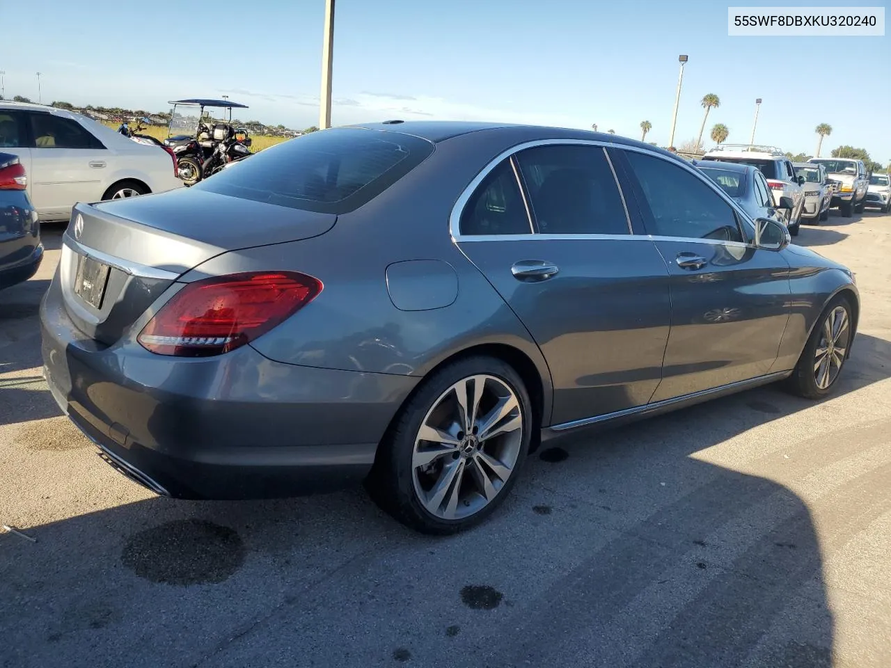 2019 Mercedes-Benz C 300 VIN: 55SWF8DBXKU320240 Lot: 74608084