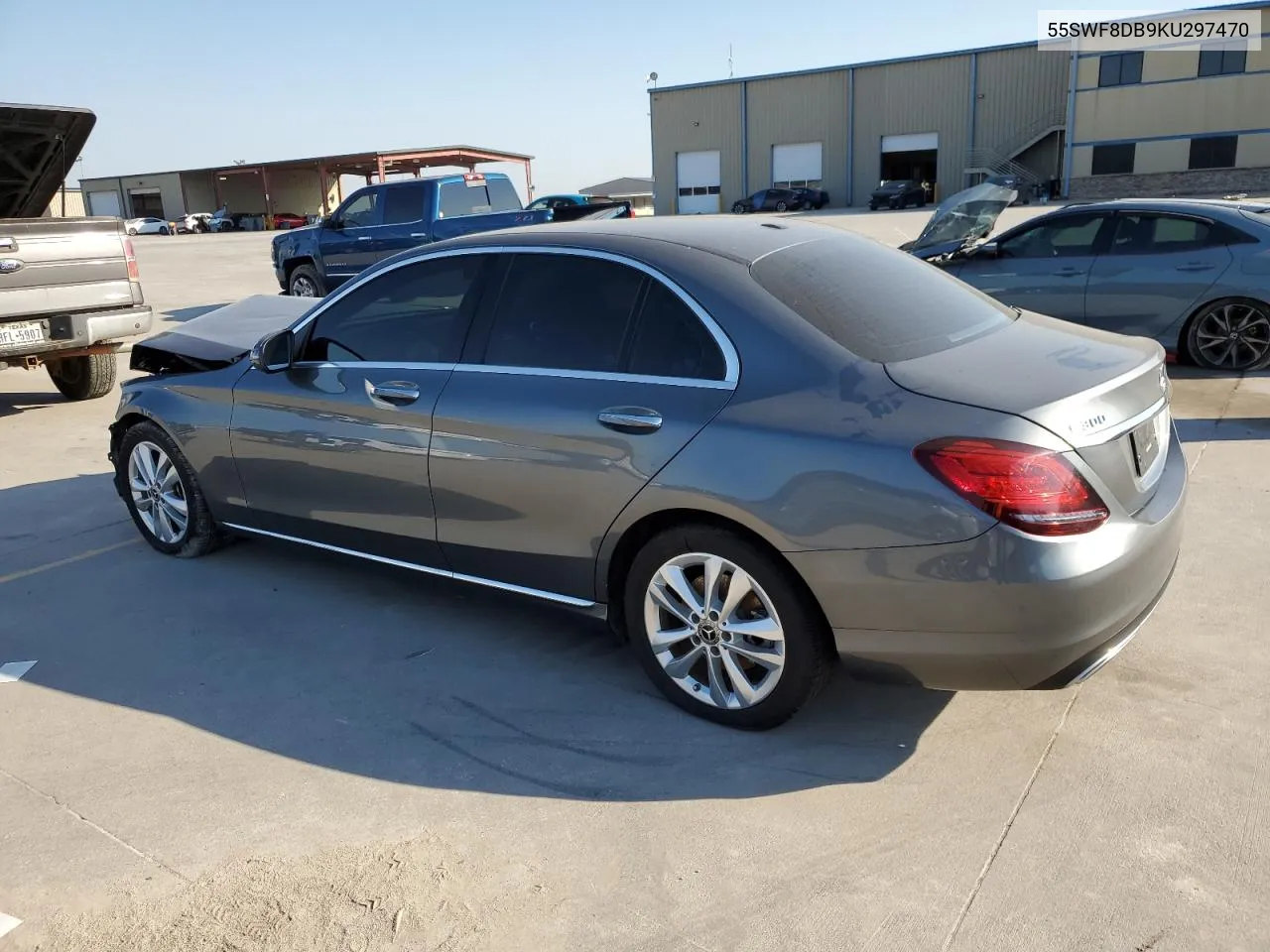 2019 Mercedes-Benz C 300 VIN: 55SWF8DB9KU297470 Lot: 74786604