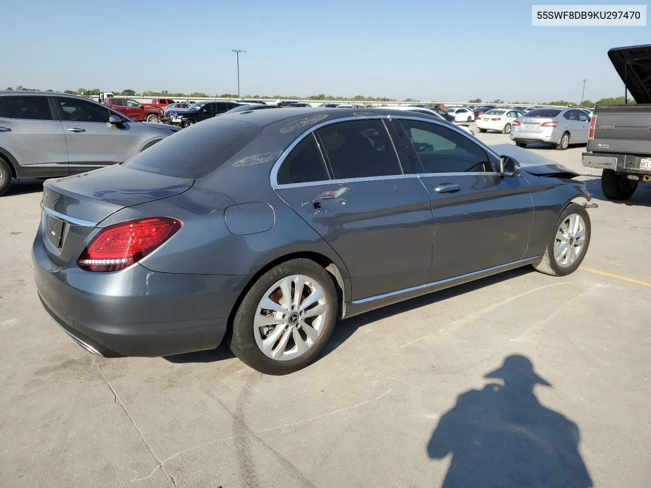 2019 Mercedes-Benz C 300 VIN: 55SWF8DB9KU297470 Lot: 74786604