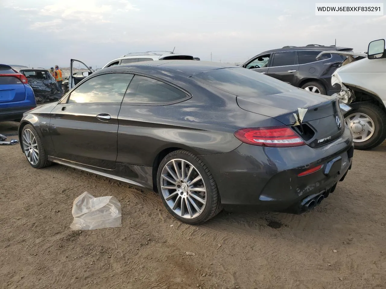 2019 Mercedes-Benz C 43 Amg VIN: WDDWJ6EBXKF835291 Lot: 74814844