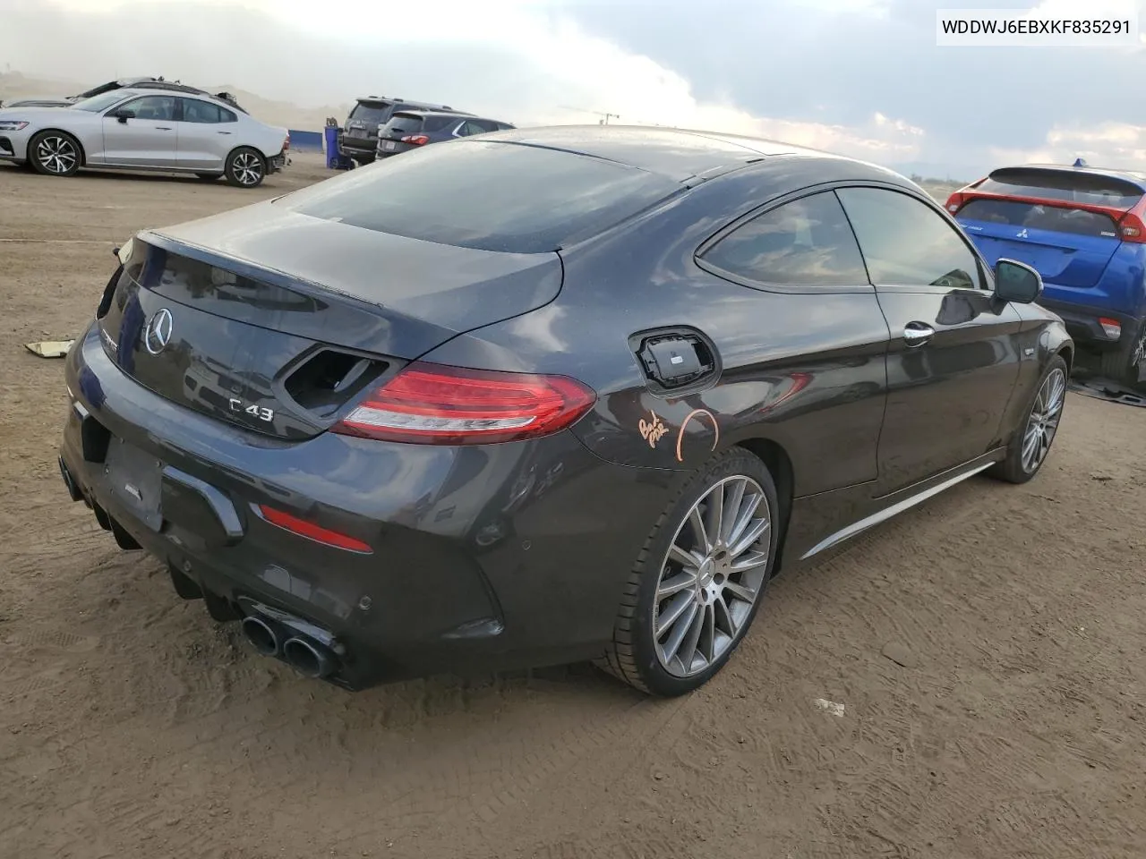 2019 Mercedes-Benz C 43 Amg VIN: WDDWJ6EBXKF835291 Lot: 74814844