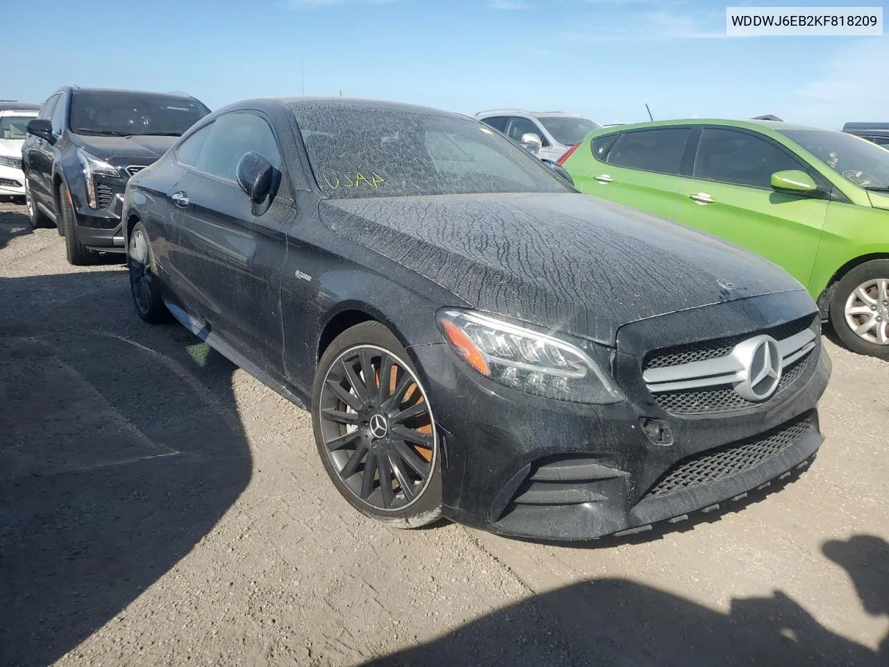 2019 Mercedes-Benz C 43 Amg VIN: WDDWJ6EB2KF818209 Lot: 75065464