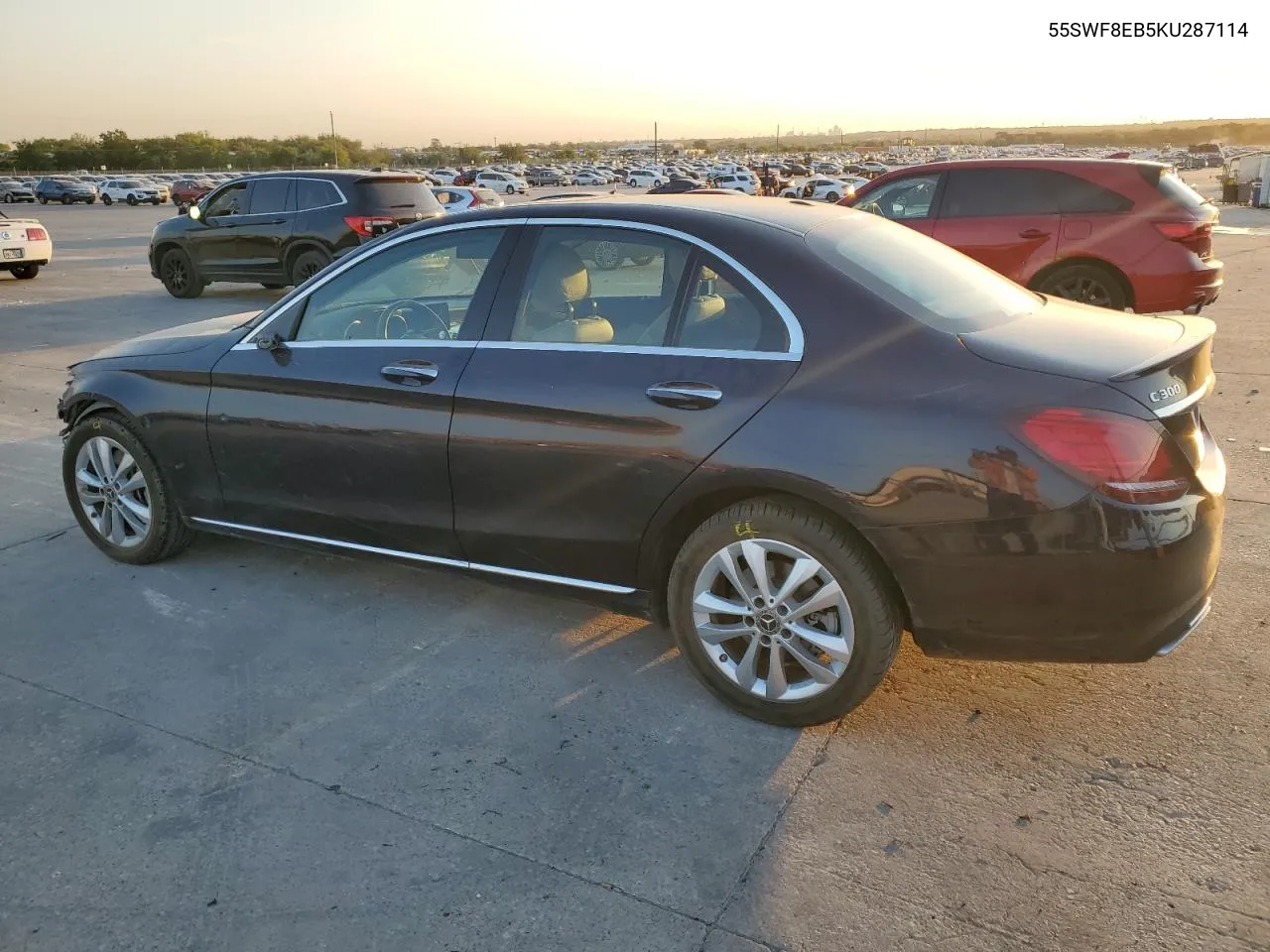 2019 Mercedes-Benz C 300 4Matic VIN: 55SWF8EB5KU287114 Lot: 75952734