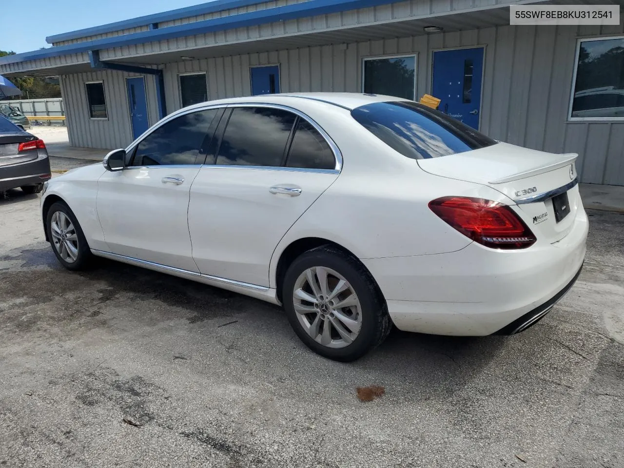 2019 Mercedes-Benz C 300 4Matic VIN: 55SWF8EB8KU312541 Lot: 75991964