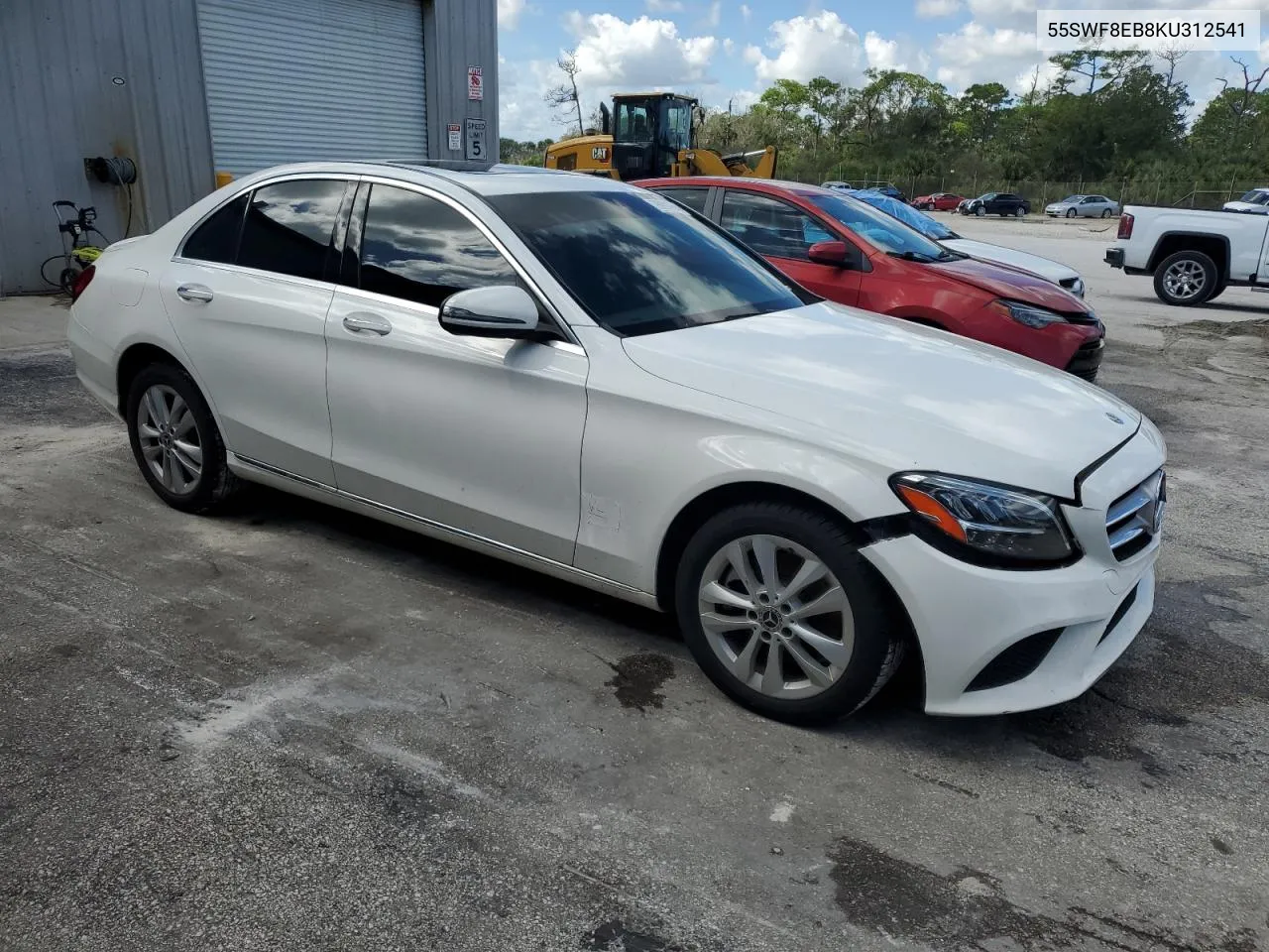 2019 Mercedes-Benz C 300 4Matic VIN: 55SWF8EB8KU312541 Lot: 75991964