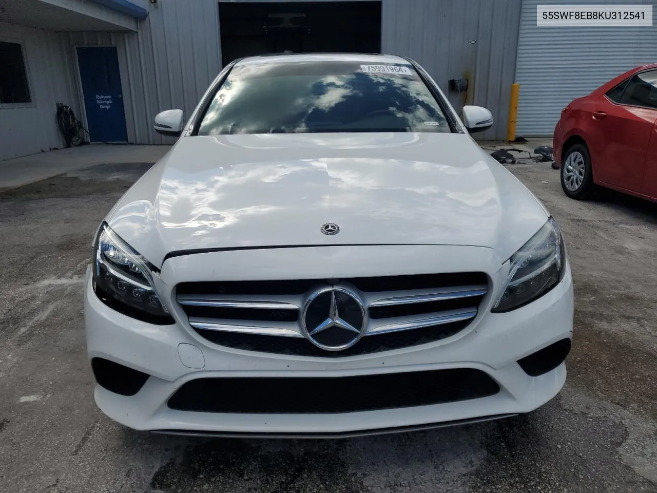 2019 Mercedes-Benz C 300 4Matic VIN: 55SWF8EB8KU312541 Lot: 75991964