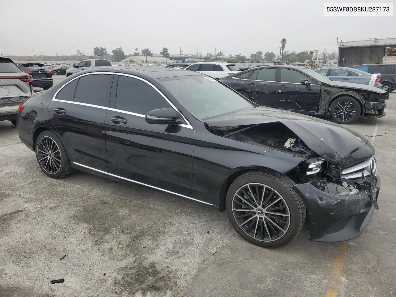 2019 Mercedes-Benz C 300 VIN: 55SWF8DB8KU287173 Lot: 76026984