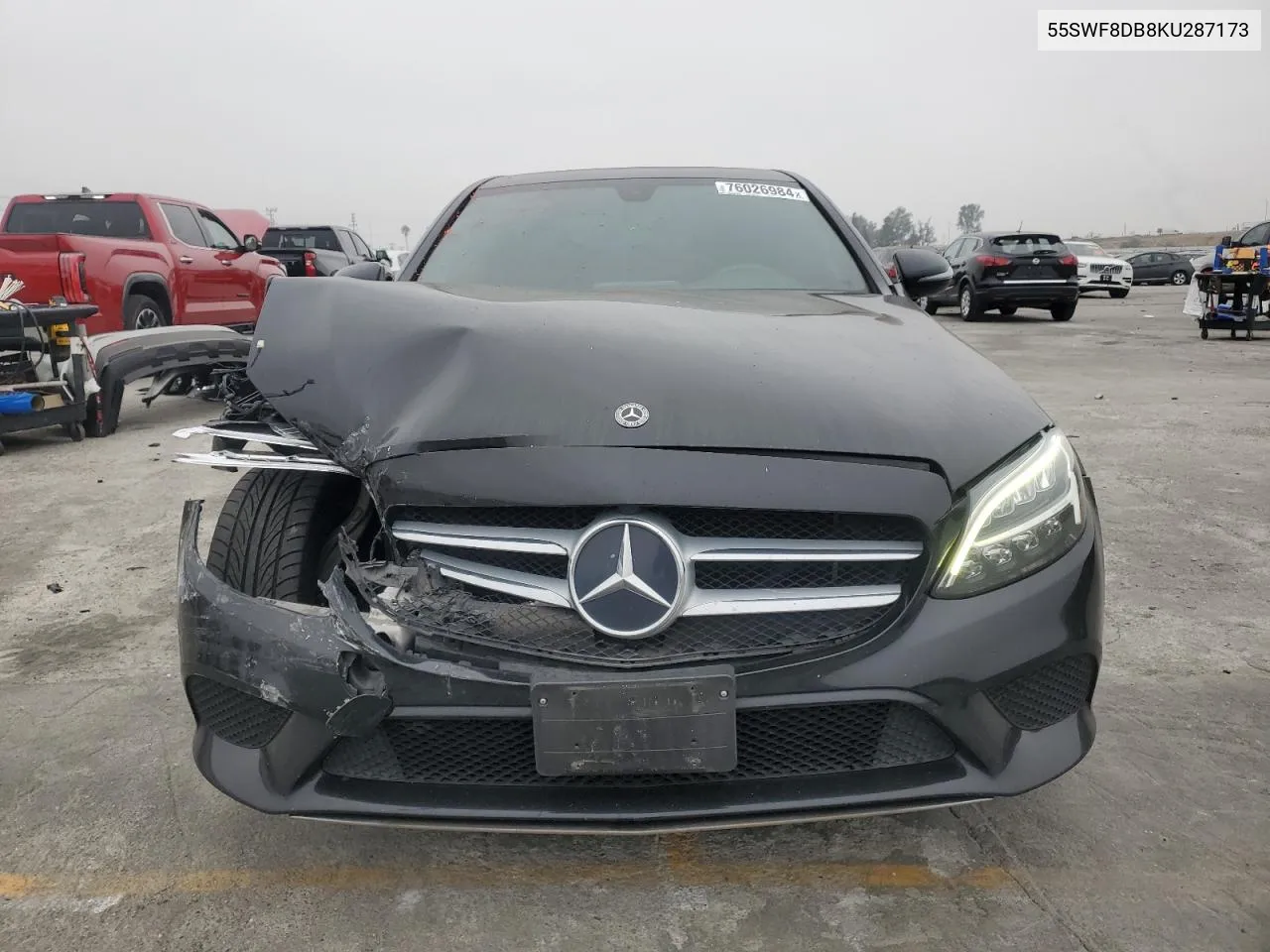 2019 Mercedes-Benz C 300 VIN: 55SWF8DB8KU287173 Lot: 76026984