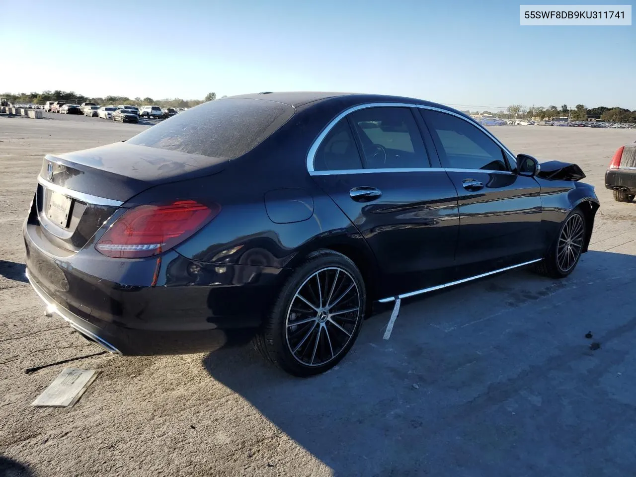 2019 Mercedes-Benz C 300 VIN: 55SWF8DB9KU311741 Lot: 76459094