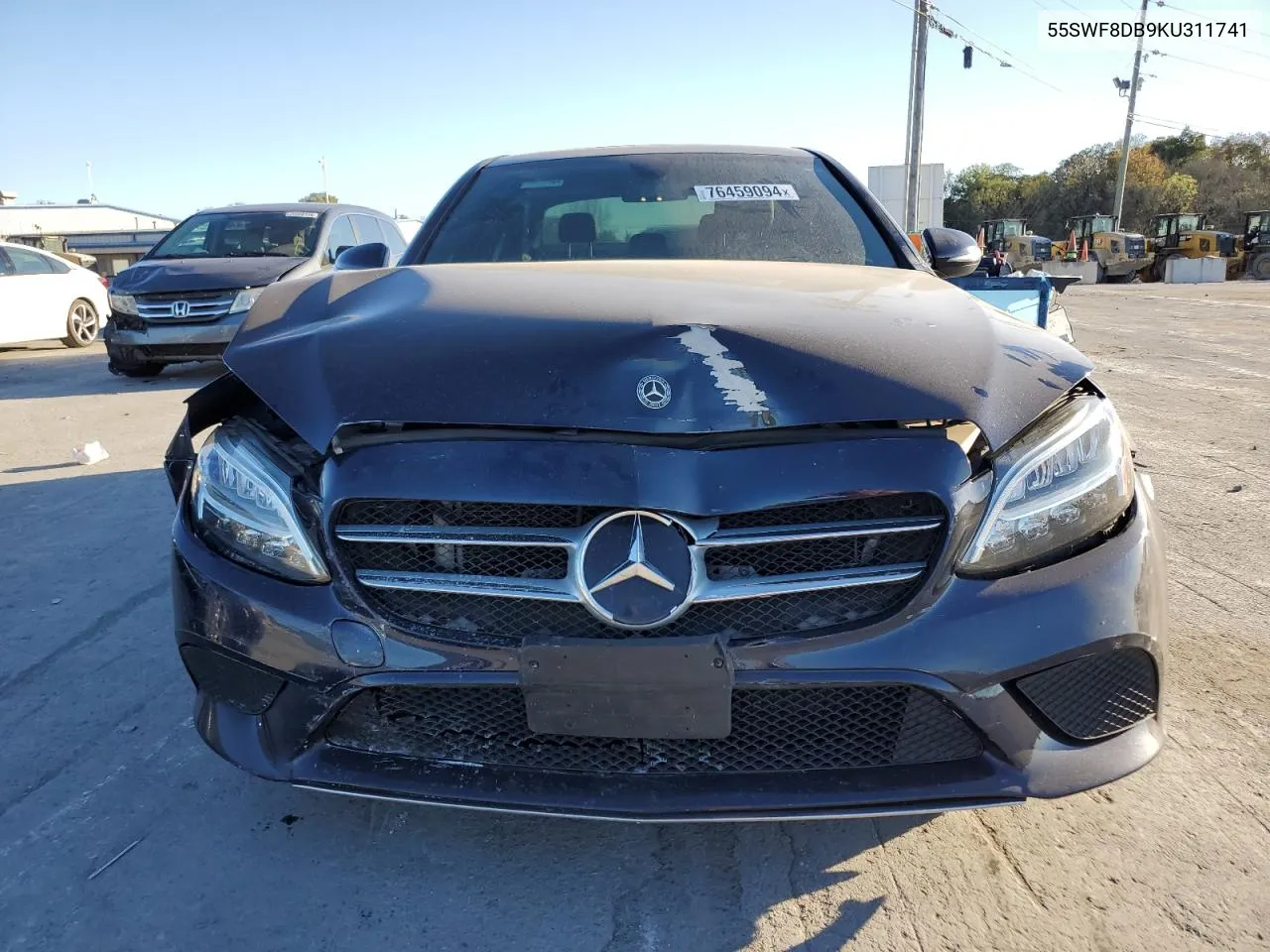 2019 Mercedes-Benz C 300 VIN: 55SWF8DB9KU311741 Lot: 76459094