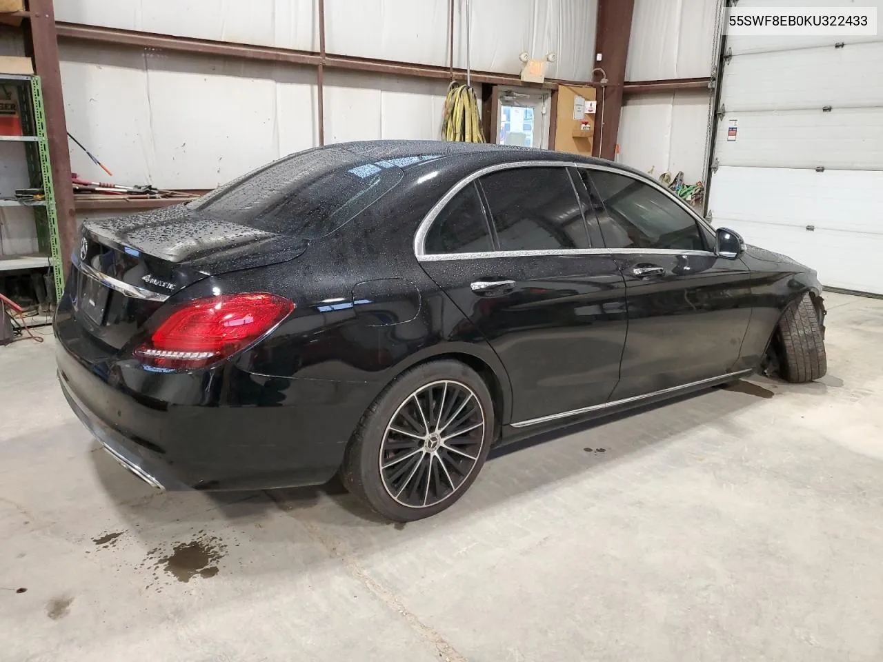 2019 Mercedes-Benz C 300 4Matic VIN: 55SWF8EB0KU322433 Lot: 77070174