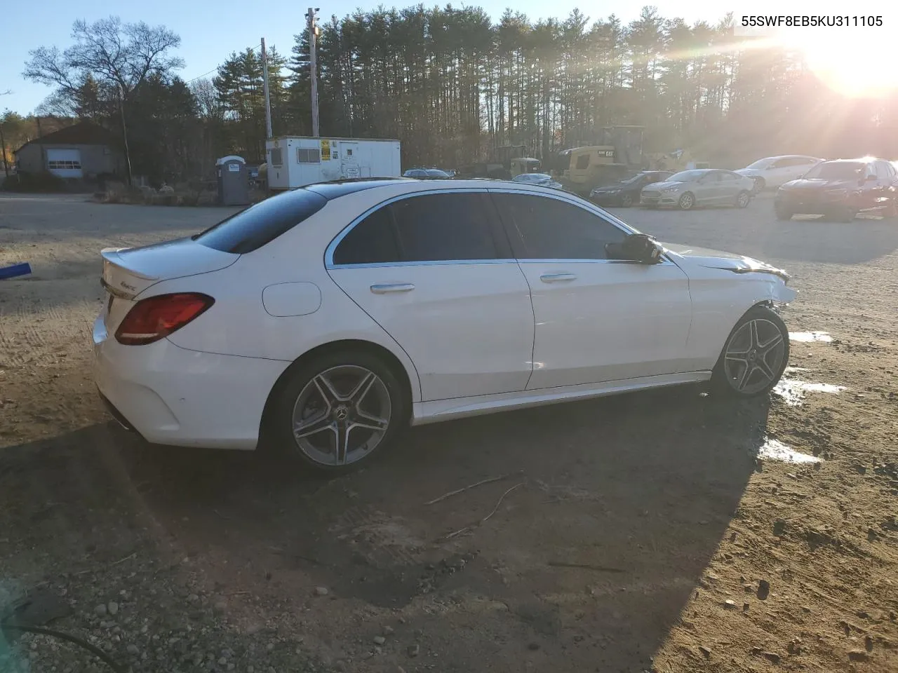 2019 Mercedes-Benz C 300 4Matic VIN: 55SWF8EB5KU311105 Lot: 77123144