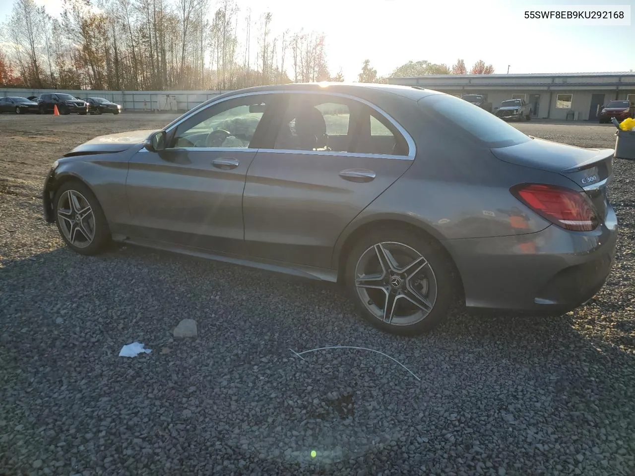 2019 Mercedes-Benz C 300 4Matic VIN: 55SWF8EB9KU292168 Lot: 77594764